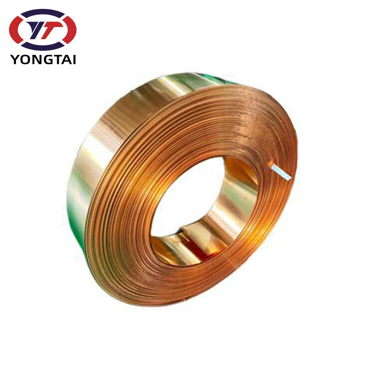 C22000 C1100 C14500 0.08Mm 0.2Mm 0.25Mm Tellurium Copper Strip Tape Foil Nickel Copper Strip roll For nh fuses