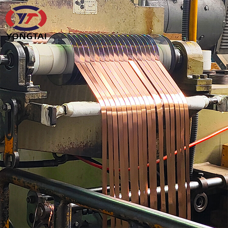 C22000 C1100 C14500 0.08Mm 0.2Mm 0.25Mm Tellurium Copper Strip Tape Foil Nickel Copper Strip roll For nh fuses