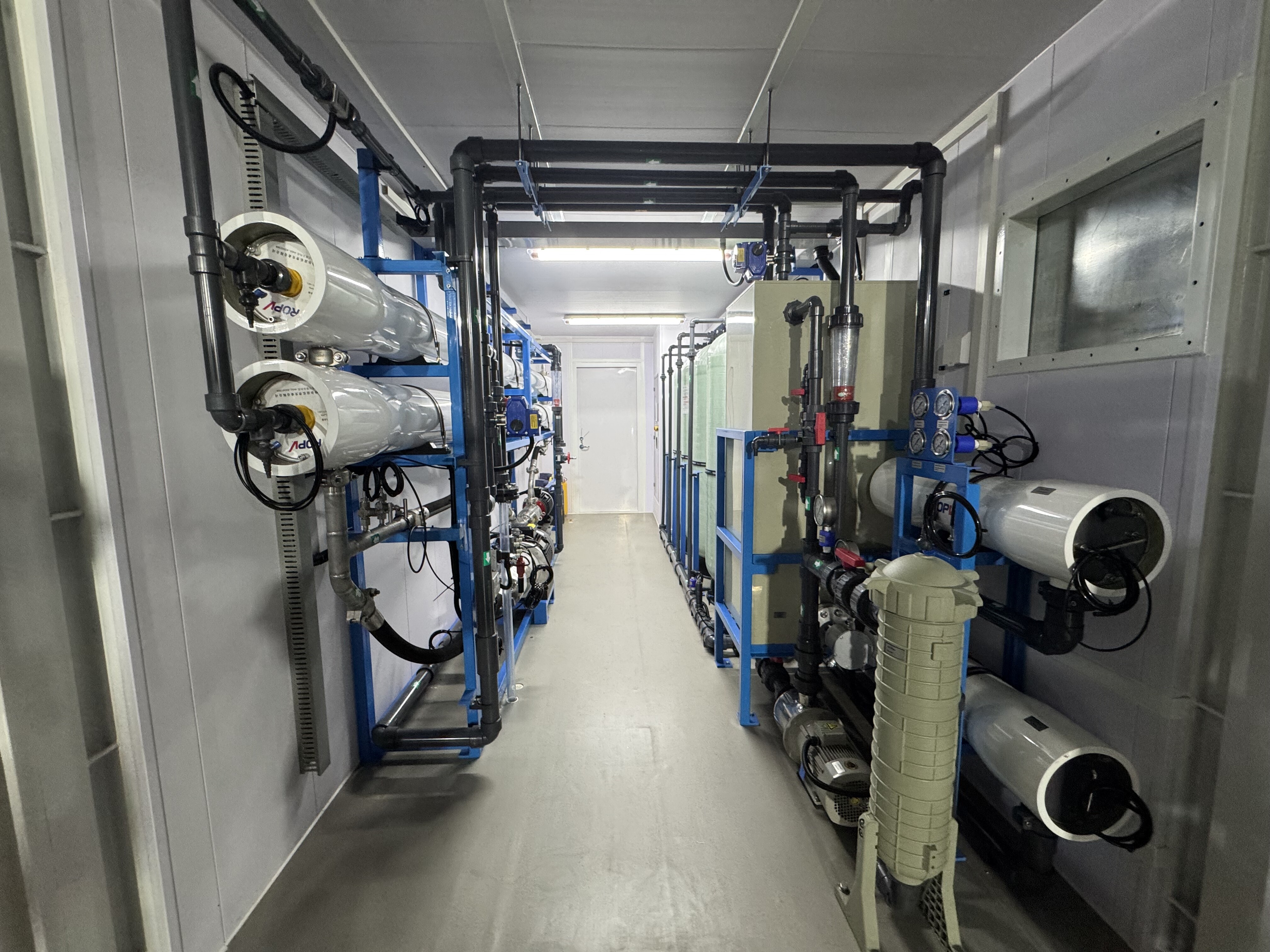 100M3/Day Containerized SWRO Pilot Desalination Plant, Donated for Testing in Morocco
