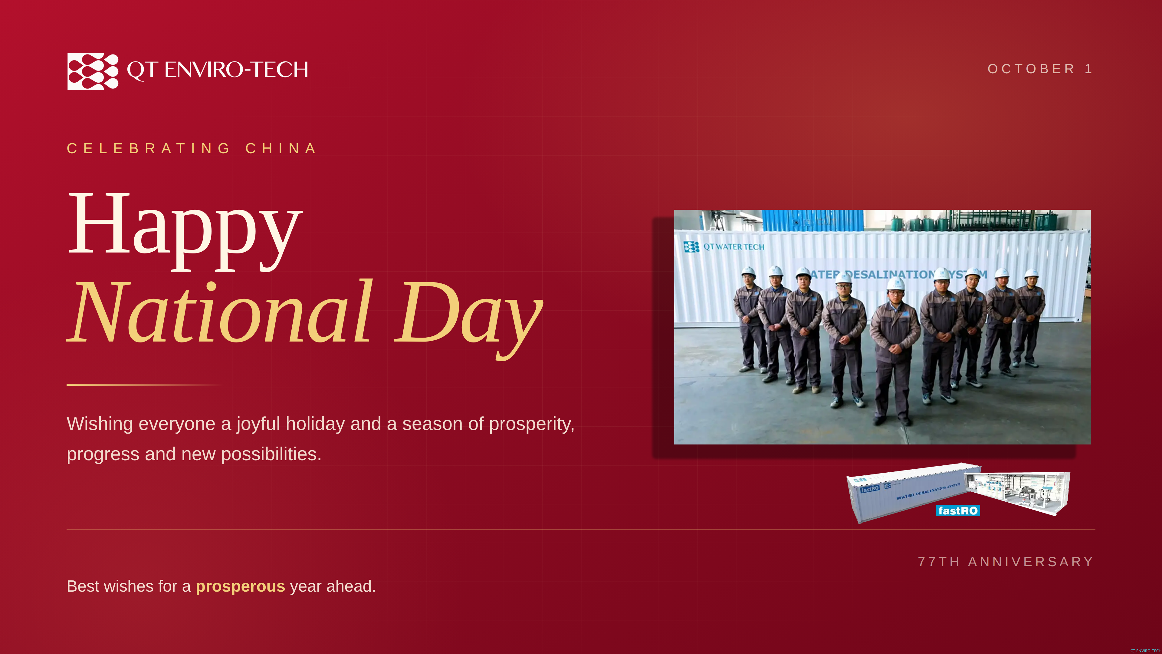 Happy National Day from QT ENVIRO-TECH
