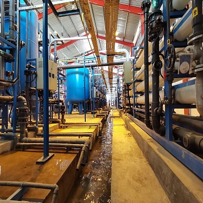 Customized Skid Seawater RO Project, for Palm Oil in Indonesia 