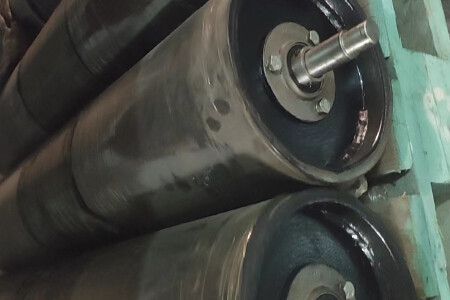 Three stage rubber roller