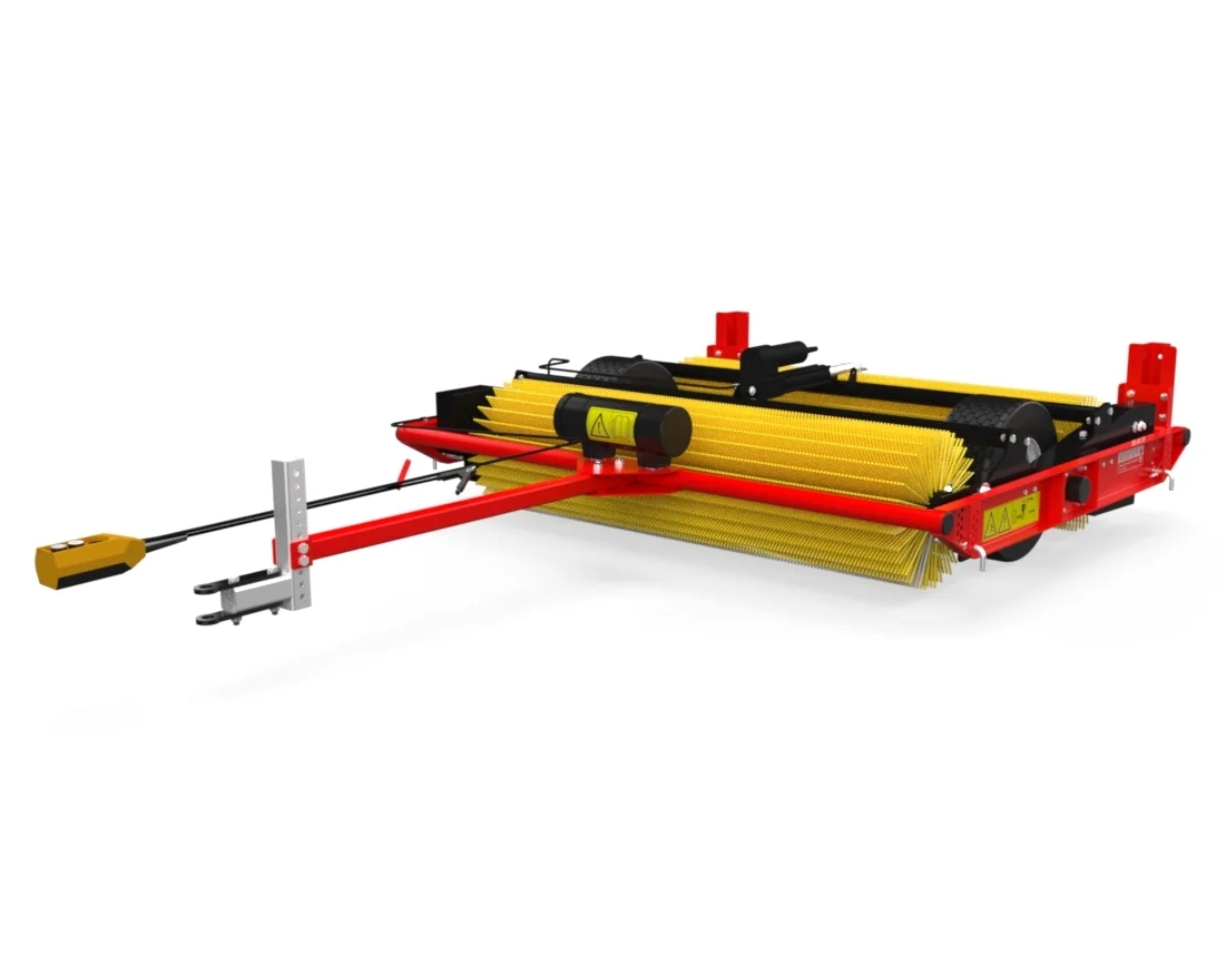 Traction sand brushing machine Traction sand brushing machine