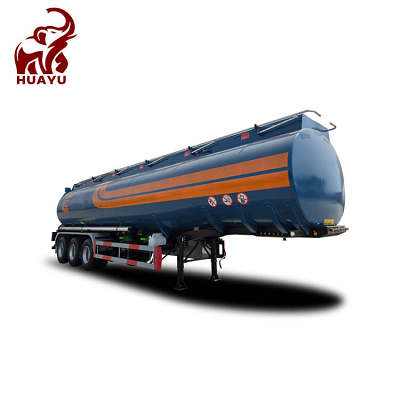 3 Alxe Aluminum Fuel Tanker Semi Trailer