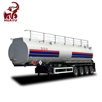 3 Axle 45000L Petrol Diesel Oil Fuel Tank Semi Trailer Fuel Truck Tanker Trailer