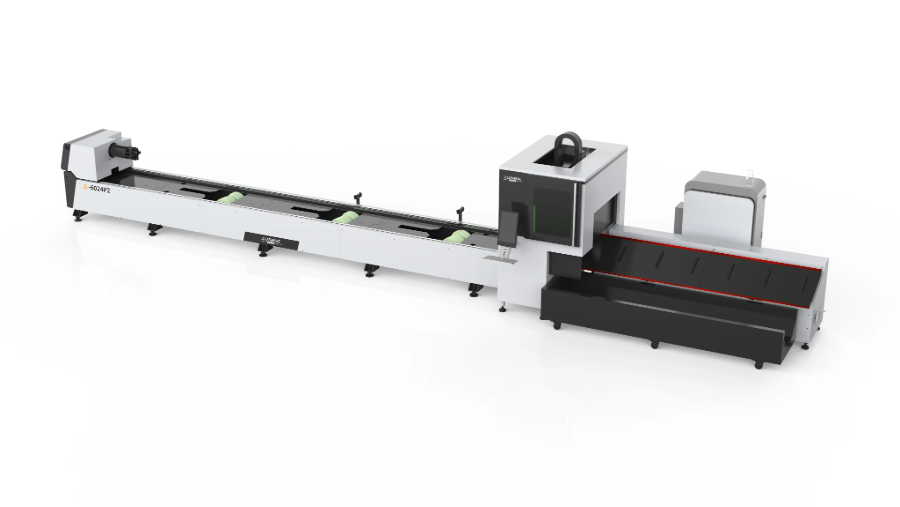 JL6024P2 tube metal fiber laser cutting machine