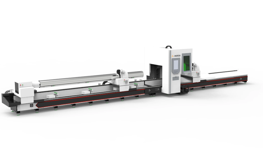 JL360G6 Three Chuck Tube Metal Fiber Laser Cutting Machine With No Tailing