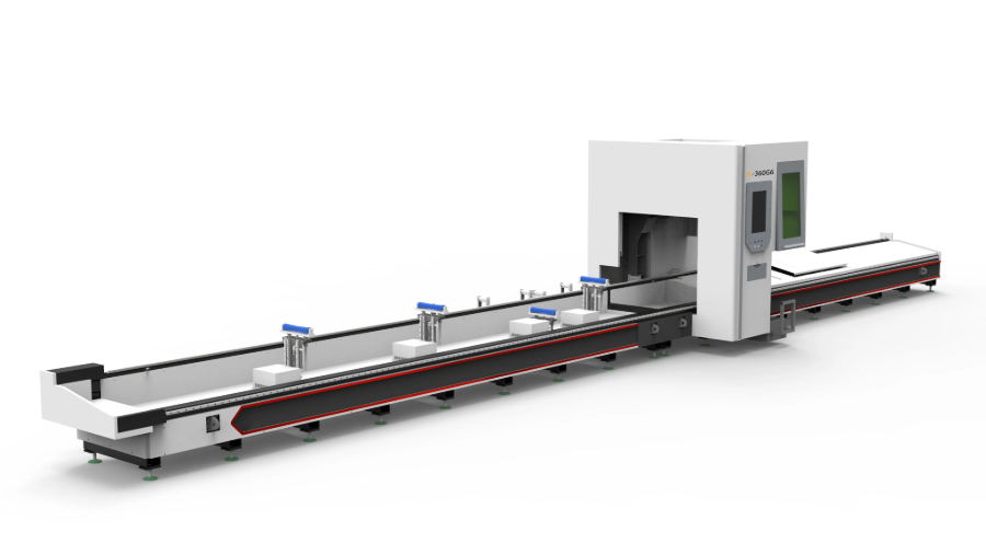 JL360G6 Three Chuck Tube Metal Fiber Laser Cutting Machine With No Tailing