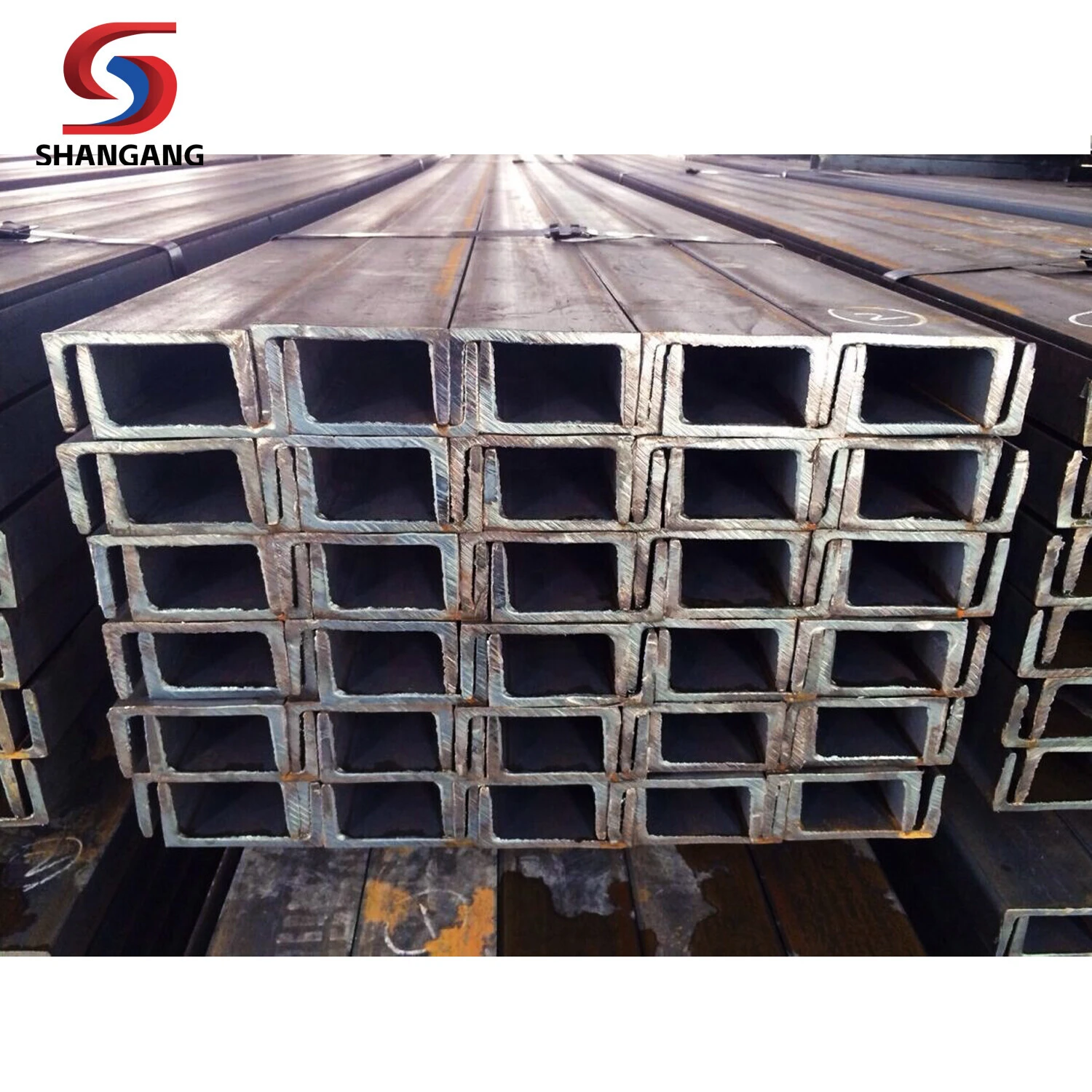 Q235/Q345 /SS400 Hot Rolled Steel channel U /C Section Shaped Steel channels SS400 Profile Galvanized 6m-12m U Beam75