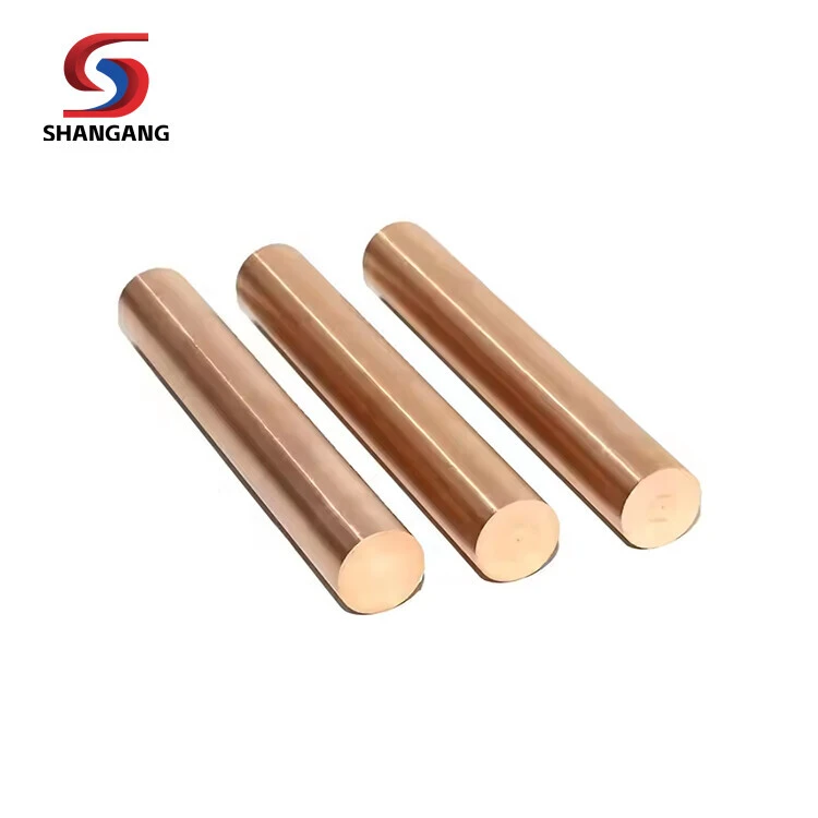 Factory Wholesale Price of Copper Bar Horizontal Continuous Casting Copper Rod MaterialComplete Bronze Brass Bar