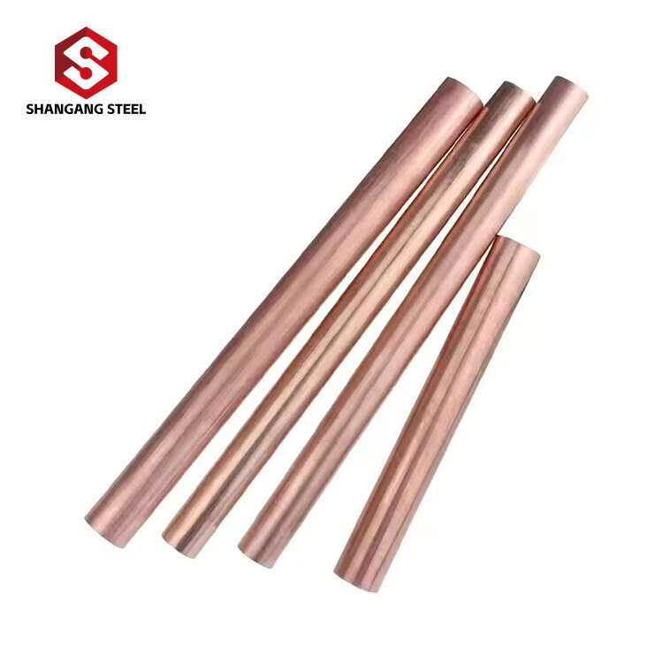 Factory Wholesale Price of Copper Bar Horizontal Continuous Casting Copper Rod MaterialComplete Bronze Brass Bar