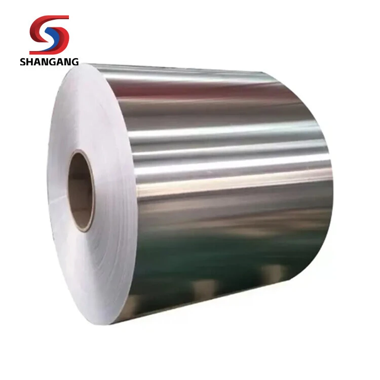 Shandong Zhongqi Tin Coated Electrolytic 2.8/2.8 T3 T4 T5 Tinplate Steel Coil Food Can Mr Tinplate