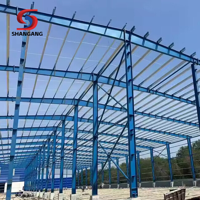 Customized Prefabricated Warehouse Building Steel Structure With European Material