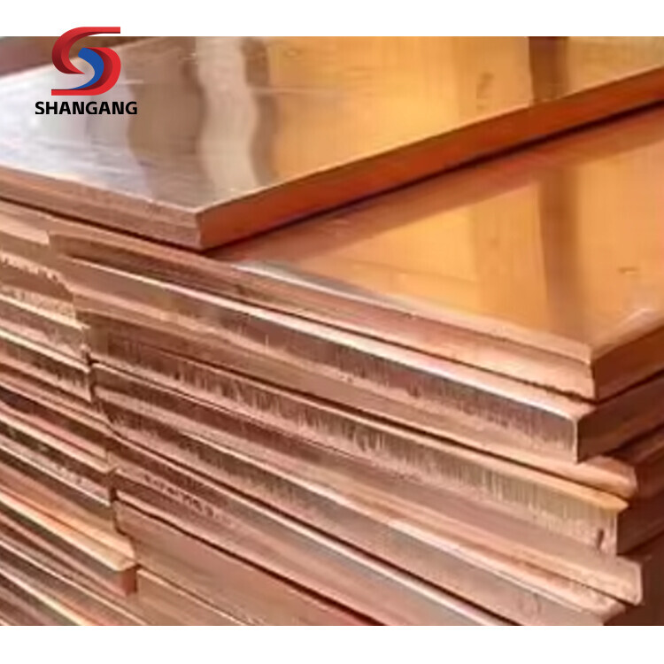 C10100 C11000 C12200 C21000 C22000 99.99% Pure copper Plate 3mm 5mm 20mm T2 4x8Cathodes Copper Alloy Plate Sheets Price