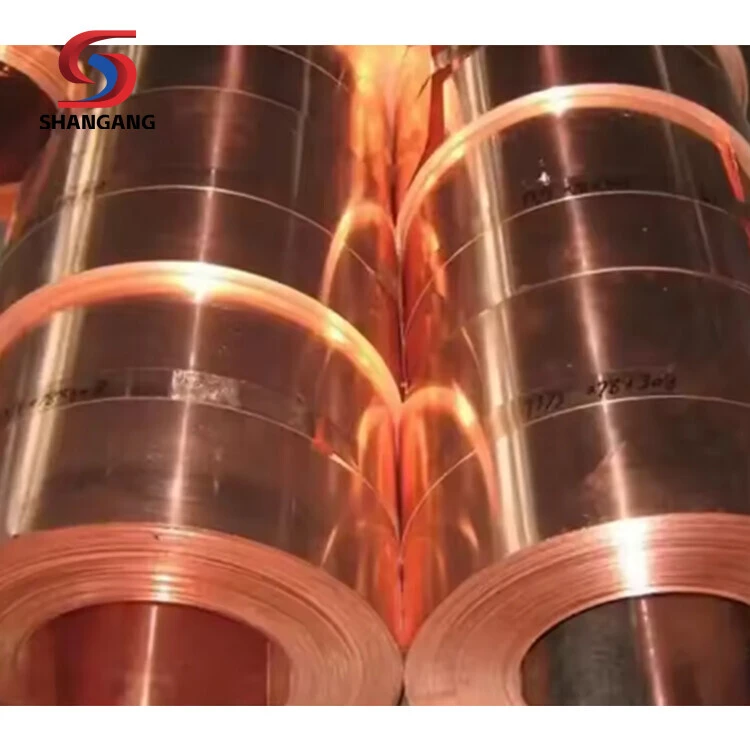 Copper Strip Coil C10100 C11000 99.99% Pure Copper Tape Copper Coil/Strip/Wire