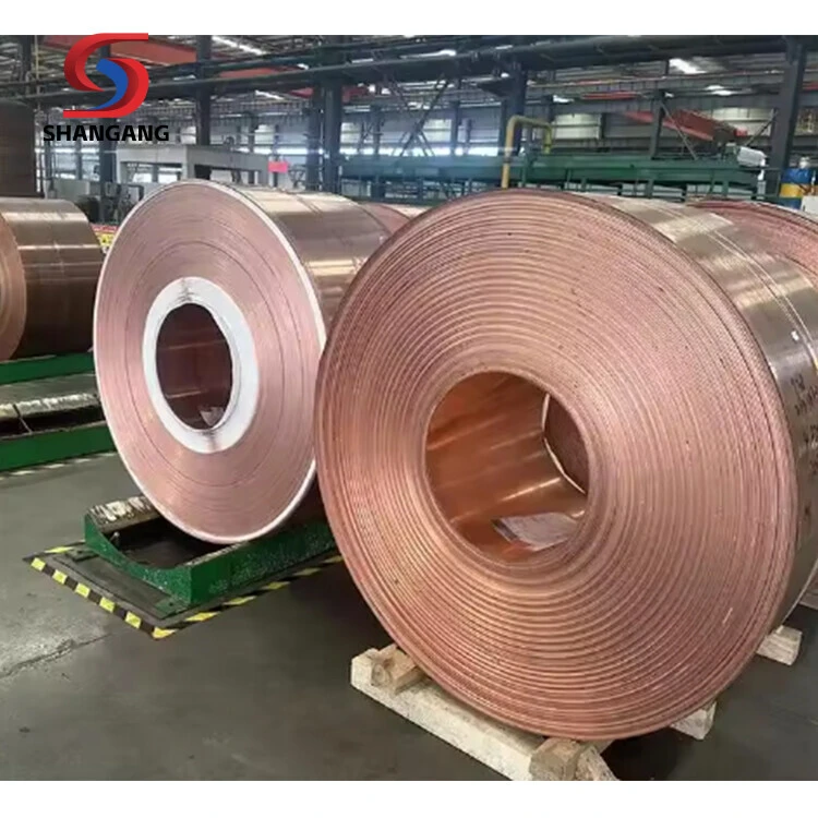 Copper Strip Coil C10100 C11000 99.99% Pure Copper Tape Copper Coil/Strip/Wire