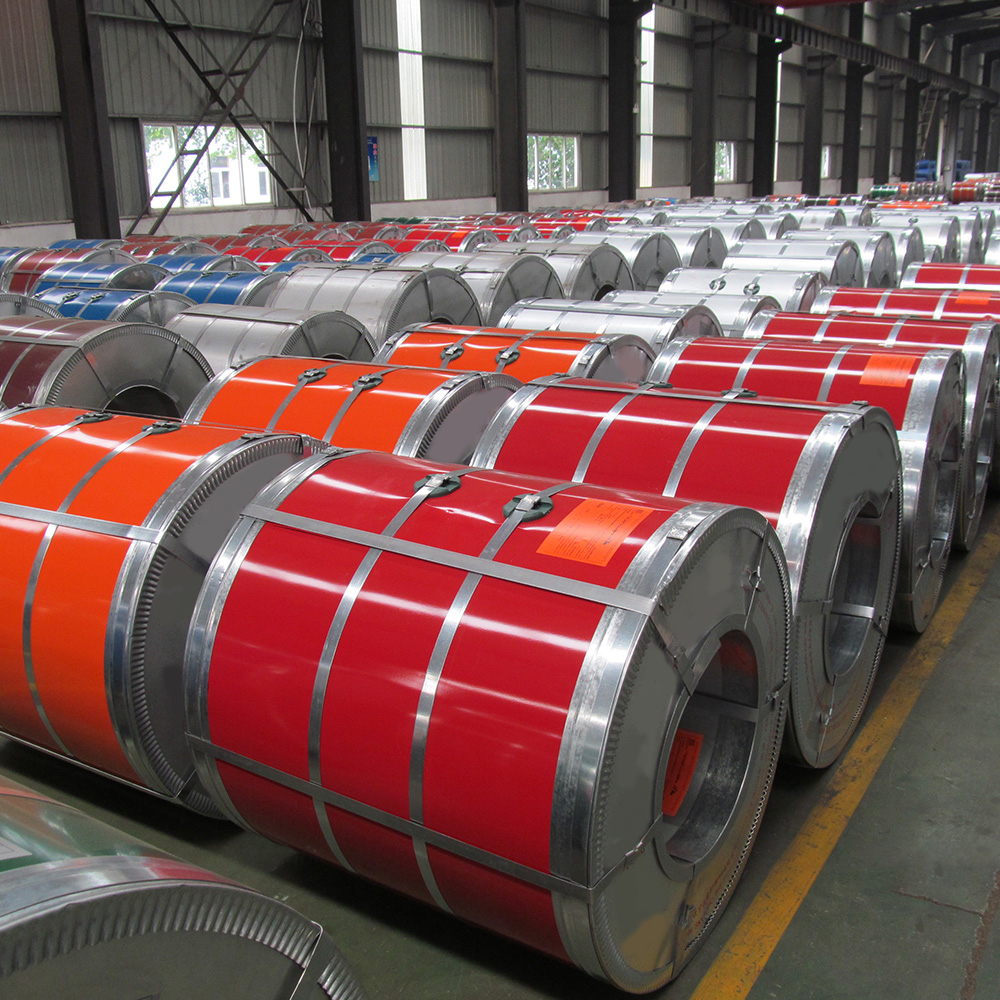 Color-coated coils use hot-dip galvanized sheets