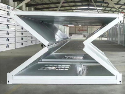 X-type foldable container house