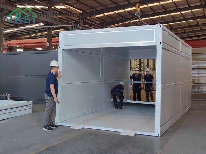 Low Cost Folding Container Garage