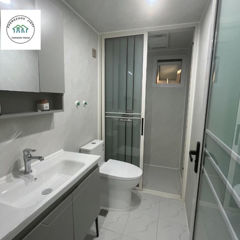 20FT Expandable Prefab Container House Bathroom Full