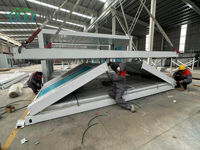 15-Minutes Quick Installation Prefab Folding Container House