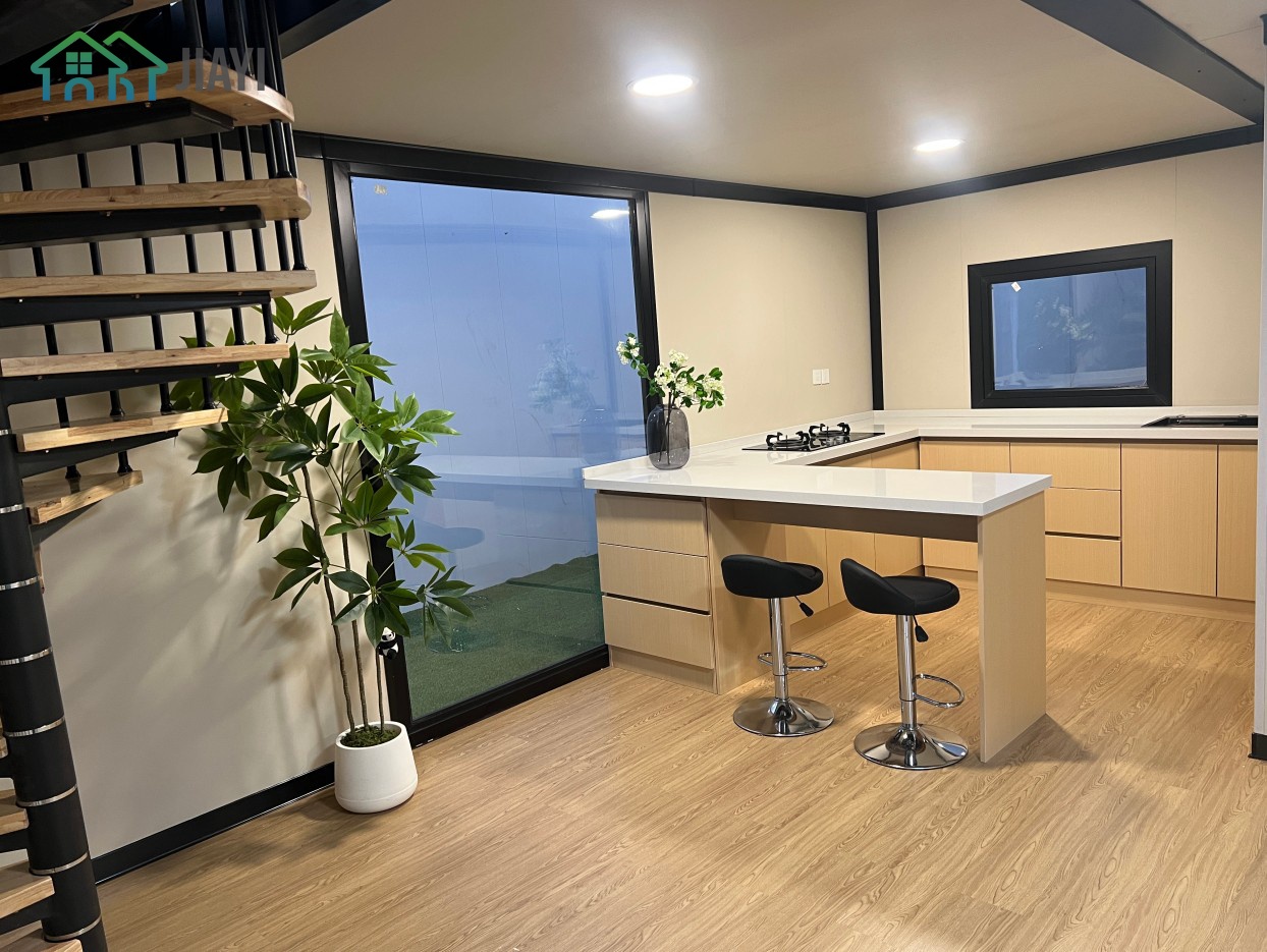 Two Floors 20FT Expandable Container Home With Customized Interior Design