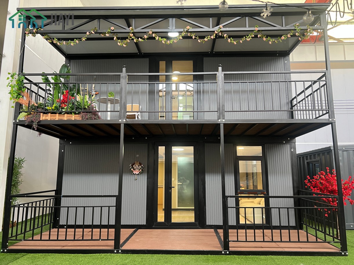 Two Floors 20FT Expandable Container Home With Customized Interior Design