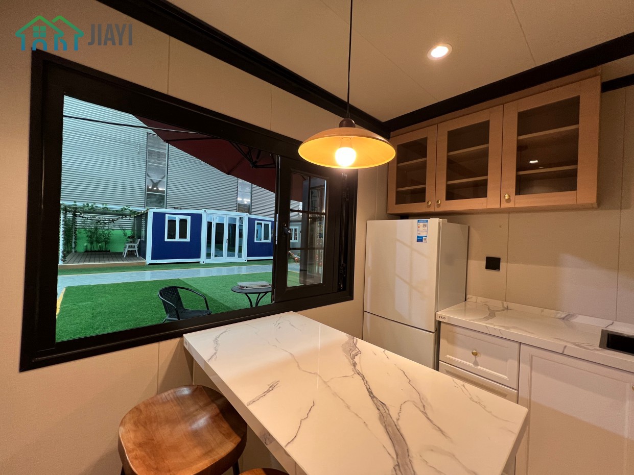 10FT Total 18m2 Tiny Home Expandable Prefab House One bedroom One kitchen One Bathroom