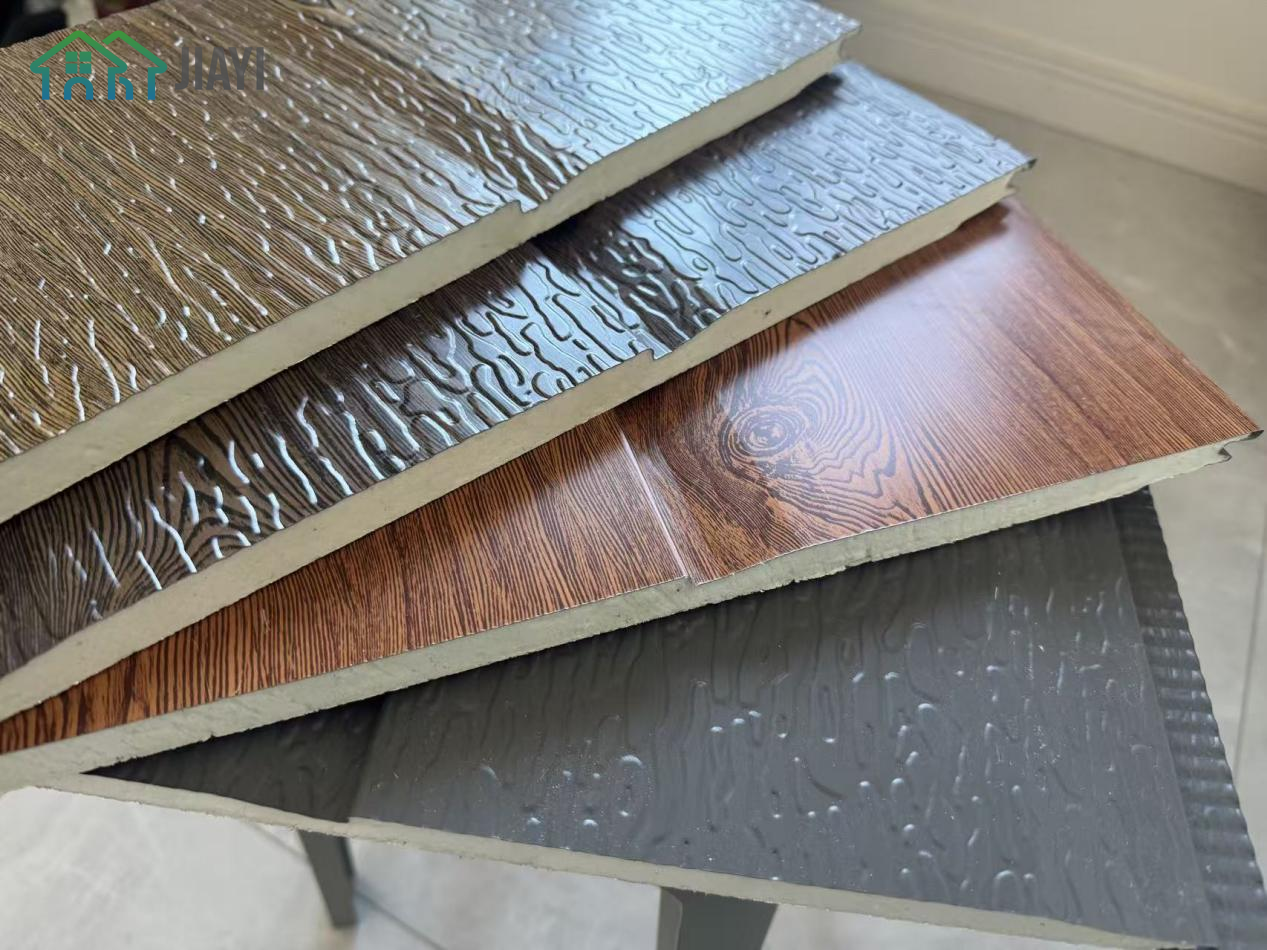 Carved Metal Wall Panel Flame Retardant Foam Sandwich Thermal Insulation for Exterior Walls