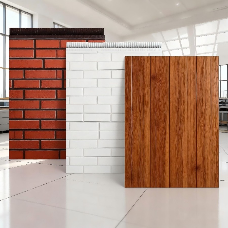 Heat Insulation Polyurethane Foam Pu Wall Cladding Sandwich Panel Fireproof 16mm Thickness