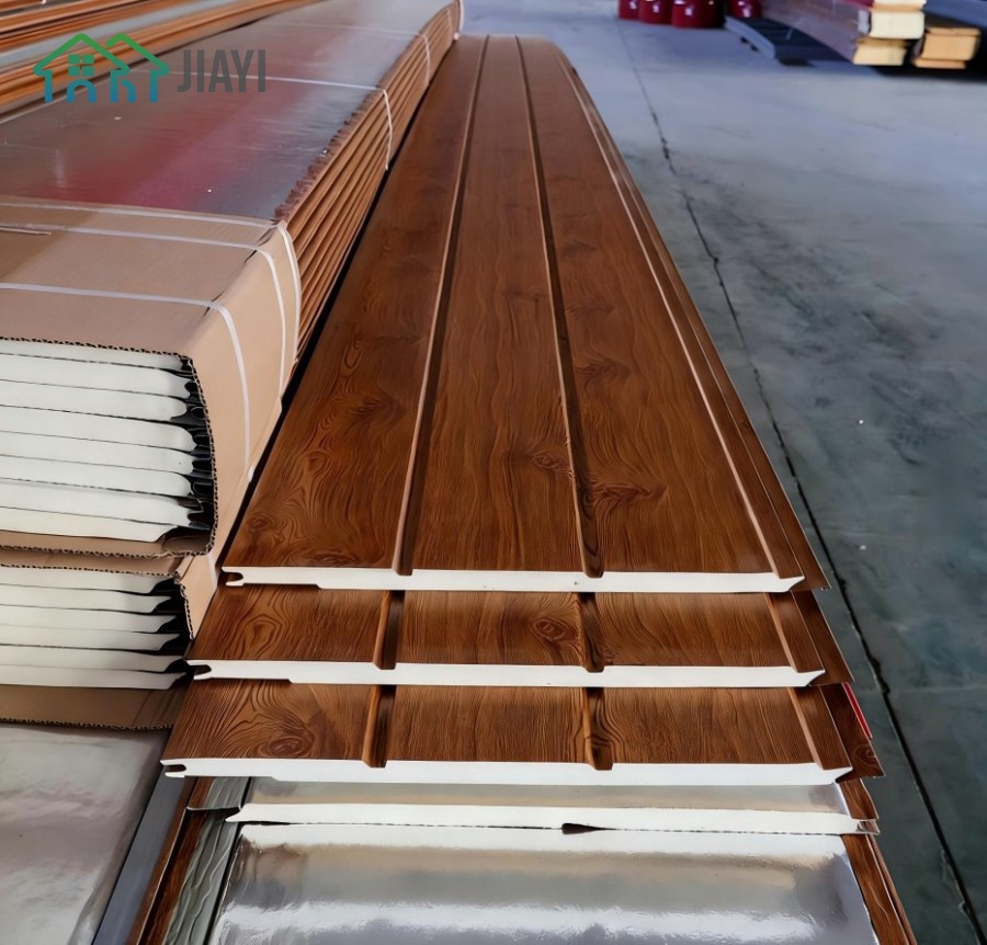 Customized 16mm Steel External Insulated Sandwich Wall Cladding-Fireproof Waterproof