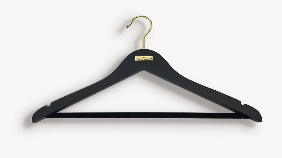 Factory solid wood hangers for women's and children's clothing non slip wooden hangers natural wood color