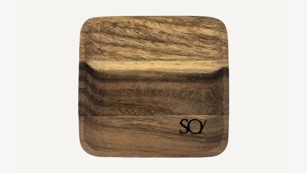 Eco-friendly wooden hotel guest room items 