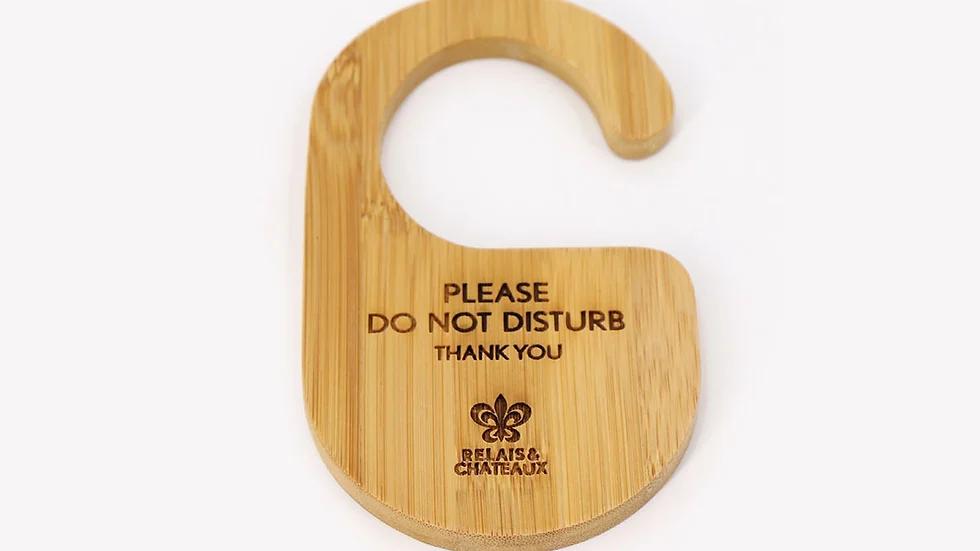 Eco-friendly wooden hotel guest room items 