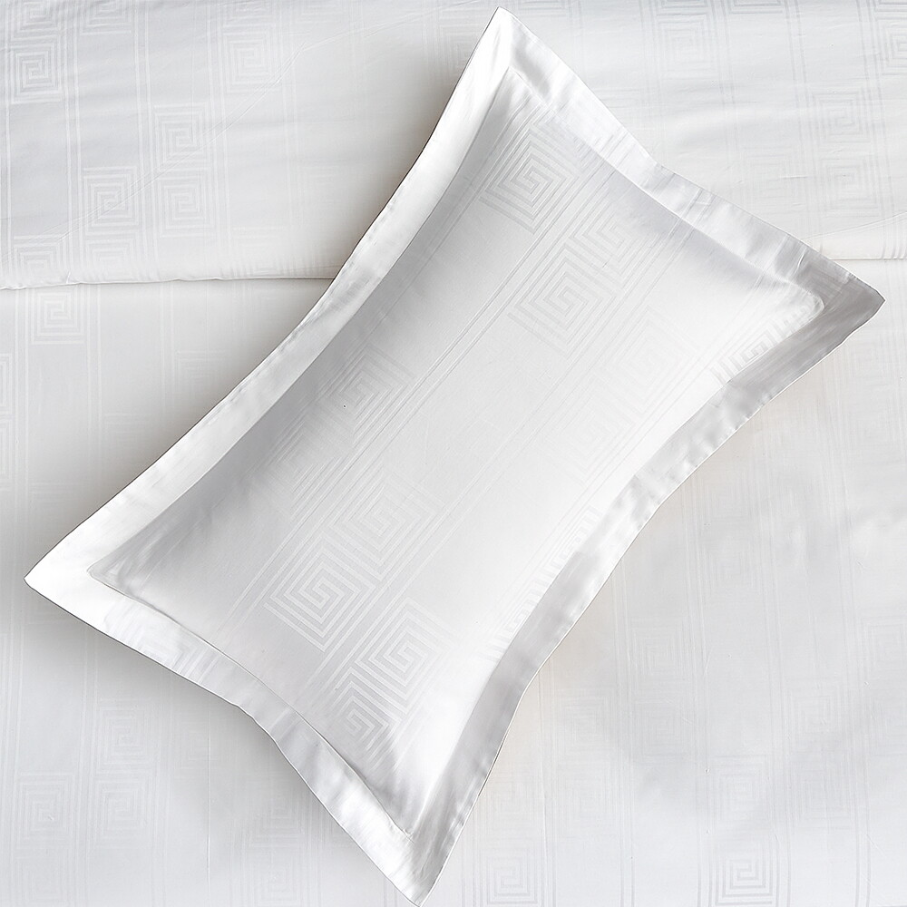 Luxury Custom Queen King Satin Pure White 100% Cotton Bedsheet Bed Linen 5 Star Hotel Bedding Set