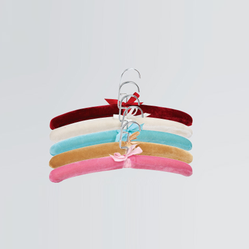 20240624172805442.png Customized Soft pink baby satin padded hangers with a matching bow china manufacturer
