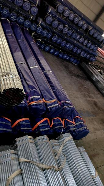 Packaging and transportation process of Galvanized steel pipe/tube