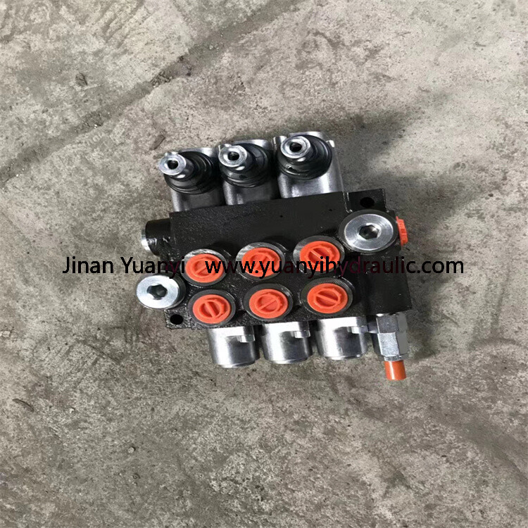 P40 Series Lever 4 One-Control-two Directional Control Valve,P40-5 Hydraulic Valve