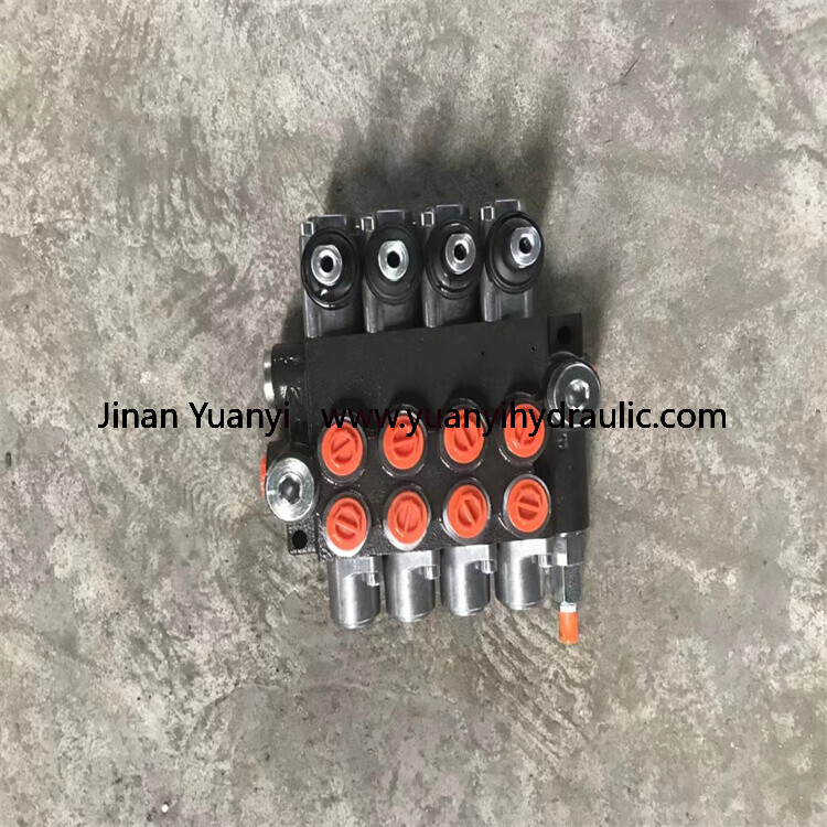 P40 Series Lever 4 One-Control-two Directional Control Valve,P40-5 Hydraulic Valve