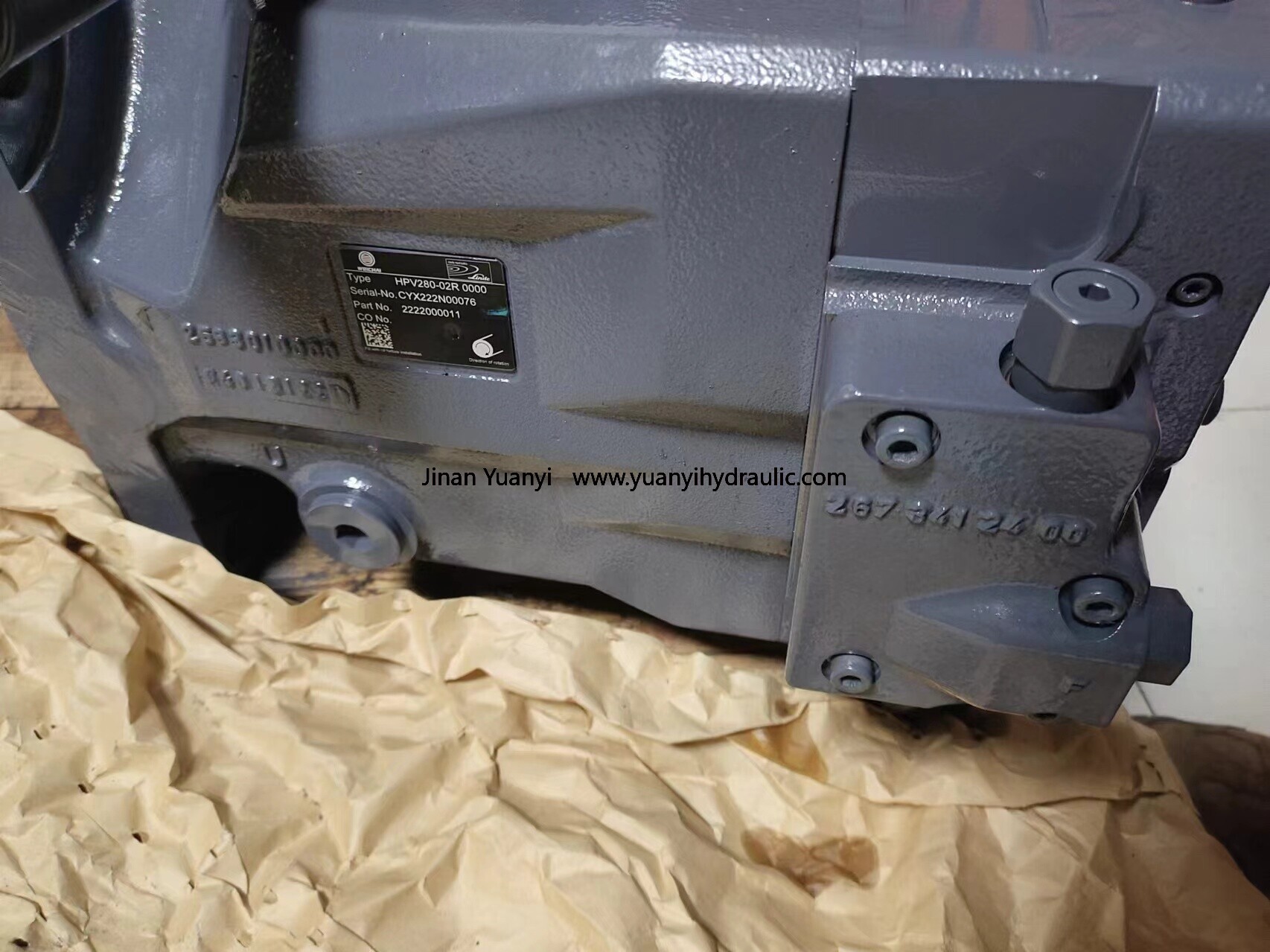 Linde HPV280-02R Original Hydraulic Pump, HPV280 Plunger Pump