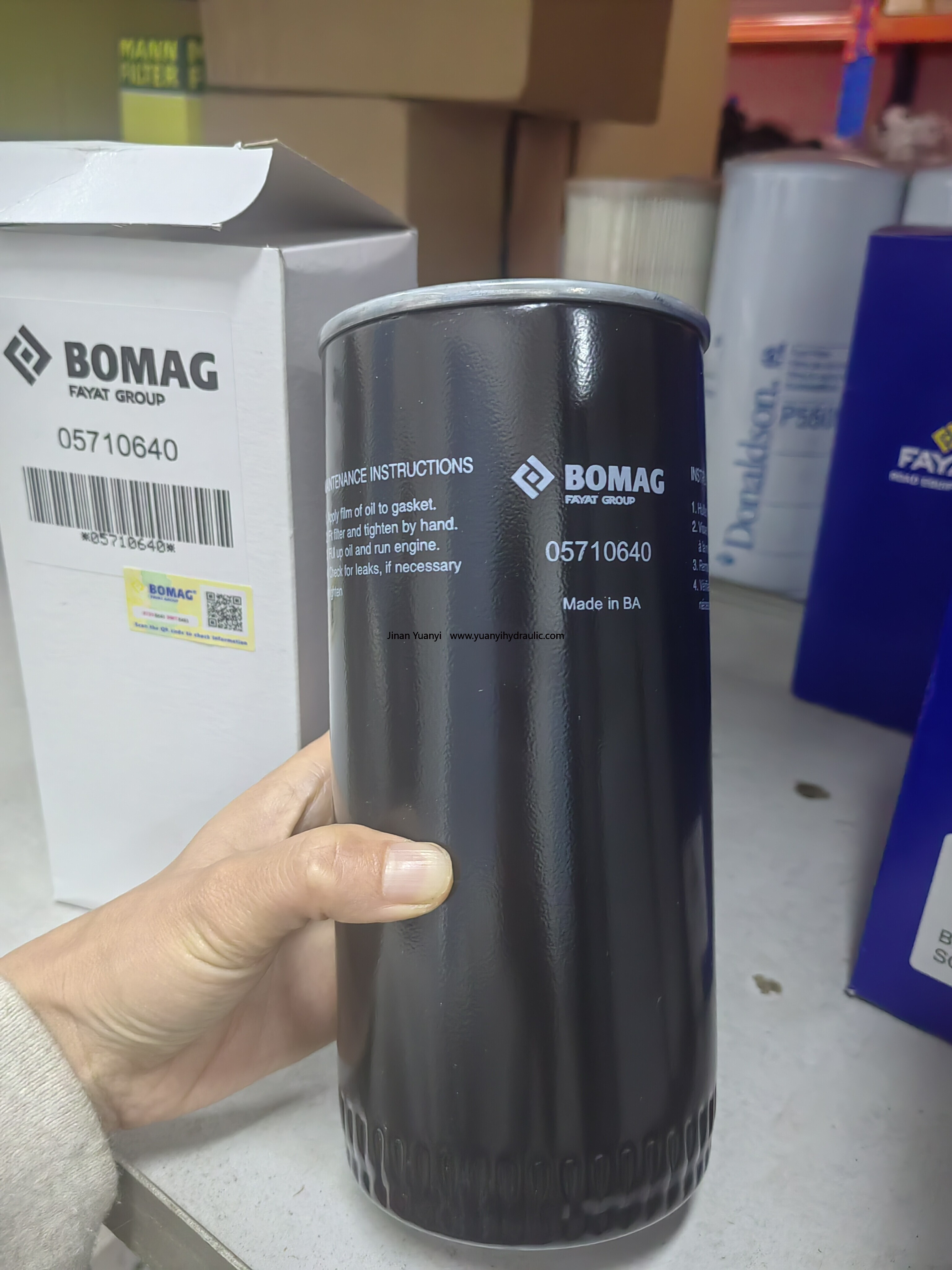 05710640 BW120 BW211 BW213 Tandem Vibratory Roller Fuel filter