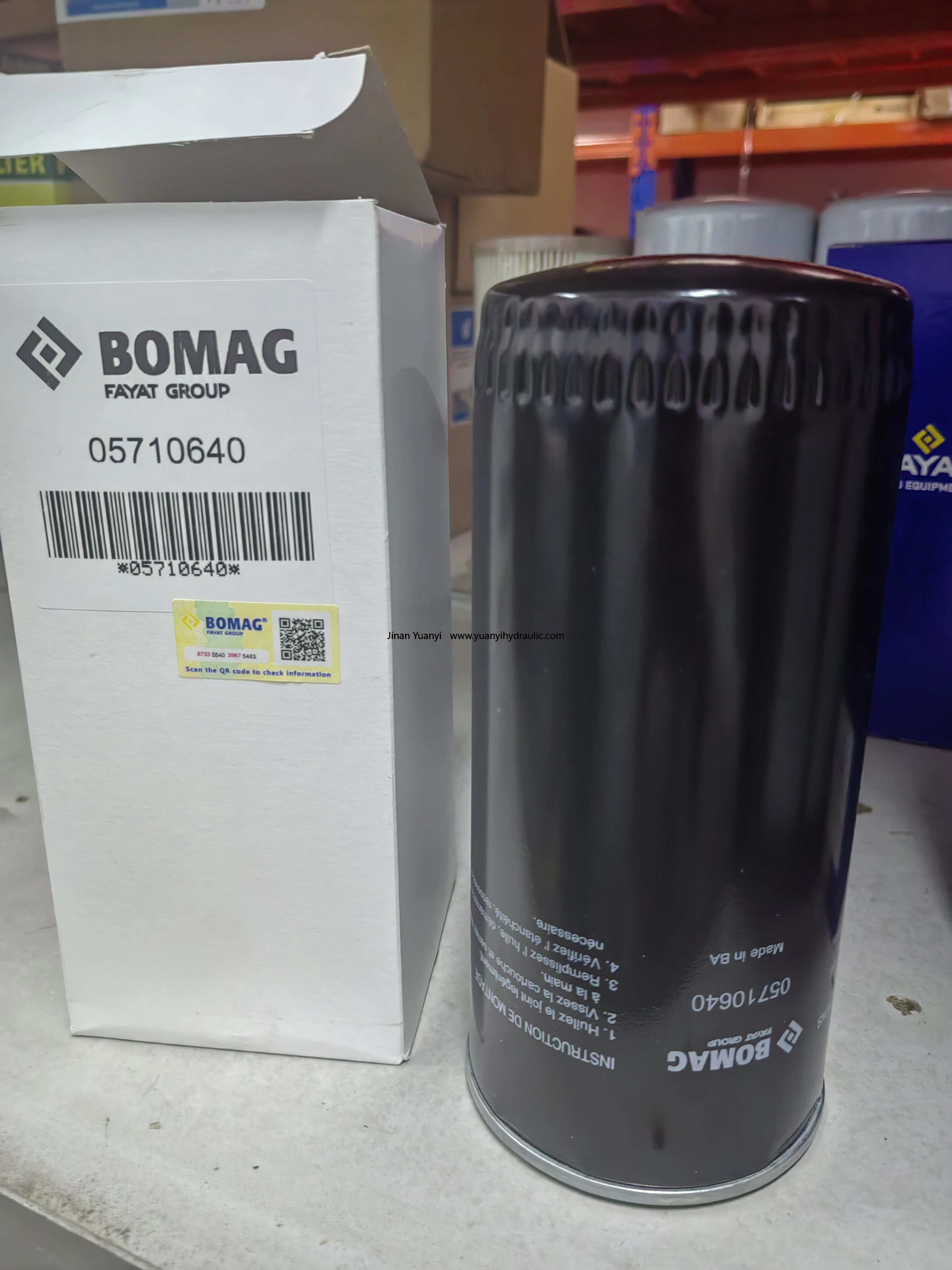 05710640 BW120 BW211 BW213 Tandem Vibratory Roller Fuel filter
