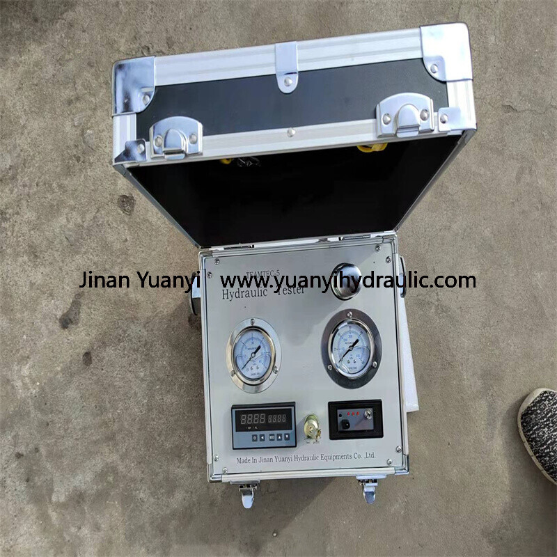 Digital Hydraulic Pump Pressure Flow Meter Tester For Excavator System