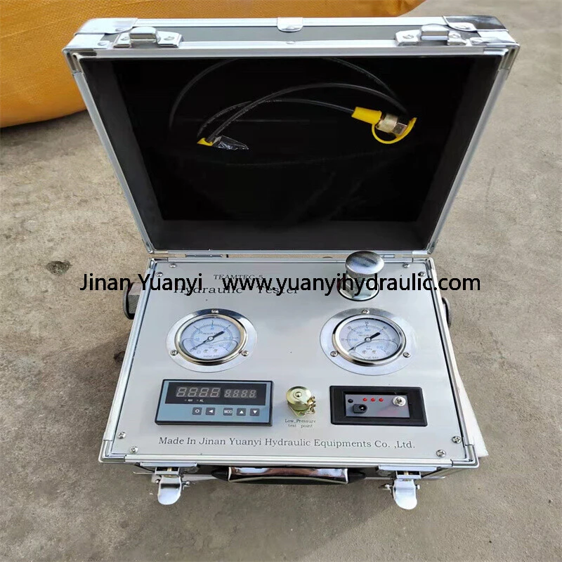Digital Hydraulic Pump Pressure Flow Meter Tester For Excavator System