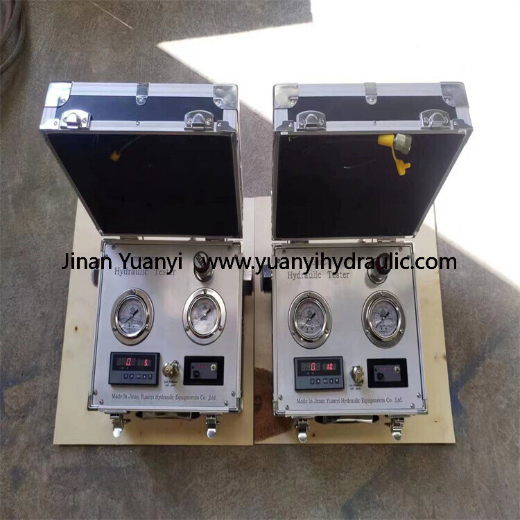 Portable Hydraulic Pump Flow and Pressure Checking Equipment, Digital Hydraulic Pump Flow Repairing Tester