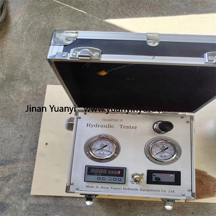 Portable Hydraulic Pump Flow and Pressure Checking Equipment, Digital Hydraulic Pump Flow Repairing Tester