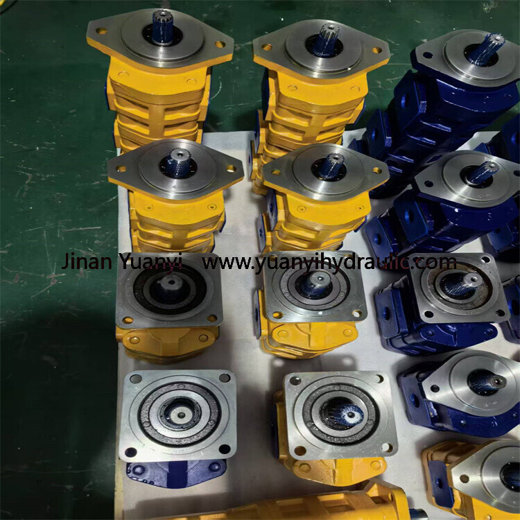 Jinan Hydraulic Pump,JHP2080/2032 Tandem High Pressure Gear Pump for  Hindustan Loader