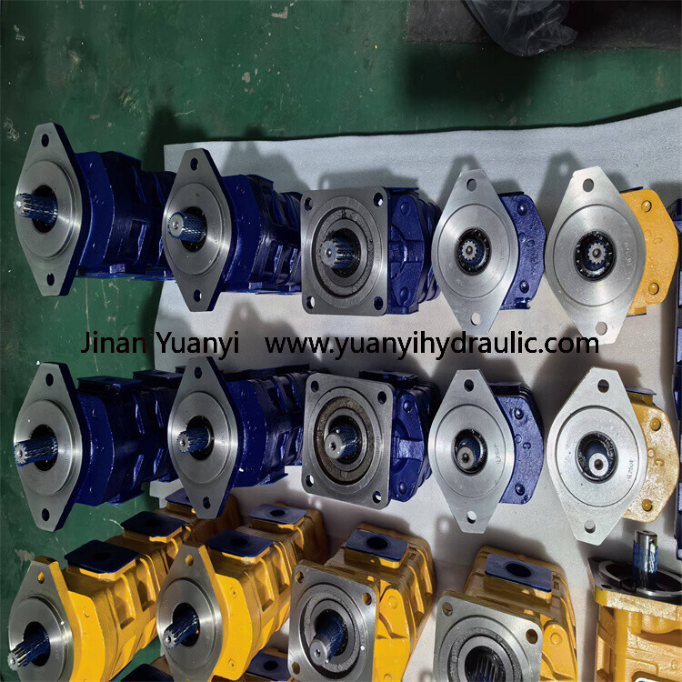 Jinan Hydraulic Pump,JHP2080/2032 Tandem High Pressure Gear Pump for  Hindustan Loader