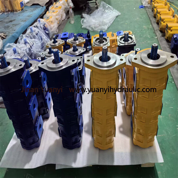 Jinan Hydraulic Pump,CBGJ2040/2040/1016-XF Triple Hydraulic Gear Pump with Safety Valve For Drilling Machine