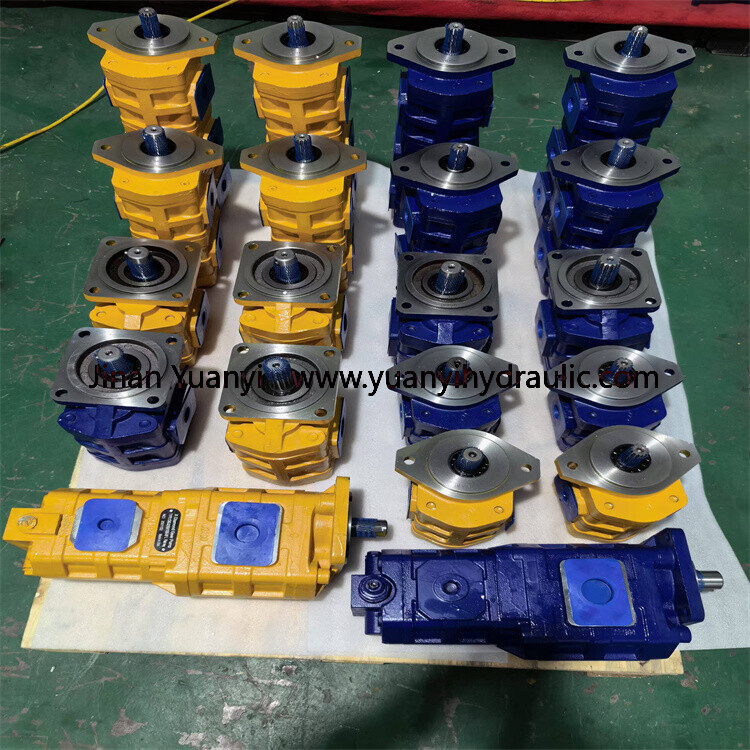 Jinan Hydraulic Pump,CBGJ2040/2040/1016-XF Triple Hydraulic Gear Pump with Safety Valve For Drilling Machine